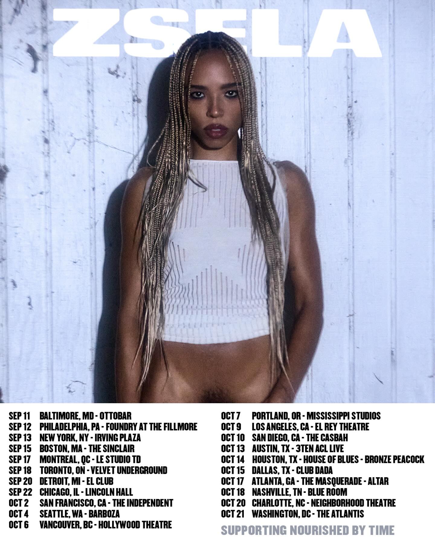 Zsela The Passionate Ones Tour Poster